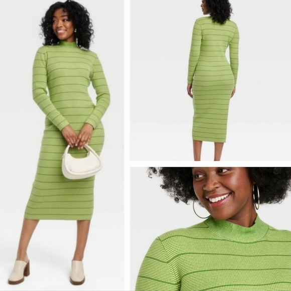 Sweater Dress Plus Size Dress Business Office Wear Career Minimalist - Picture 9 of 10